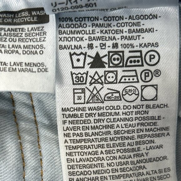 Levis 501 Original Button Fly Blue Jeans Men's 100% Cotton Straight Leg, 32/32 - Picture 15 of 16